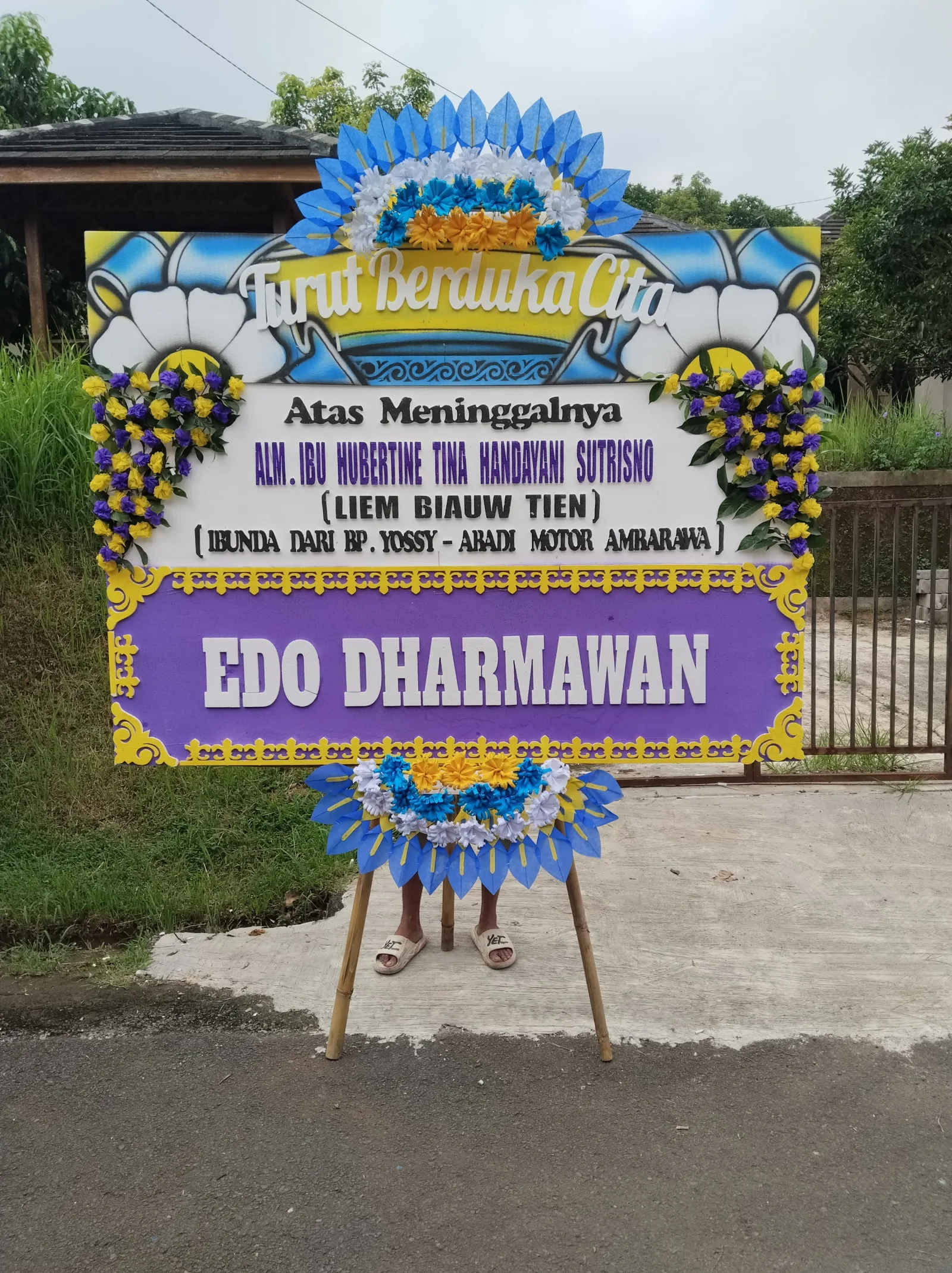 Bunga Duka 001 - Mulya Abadi Florist