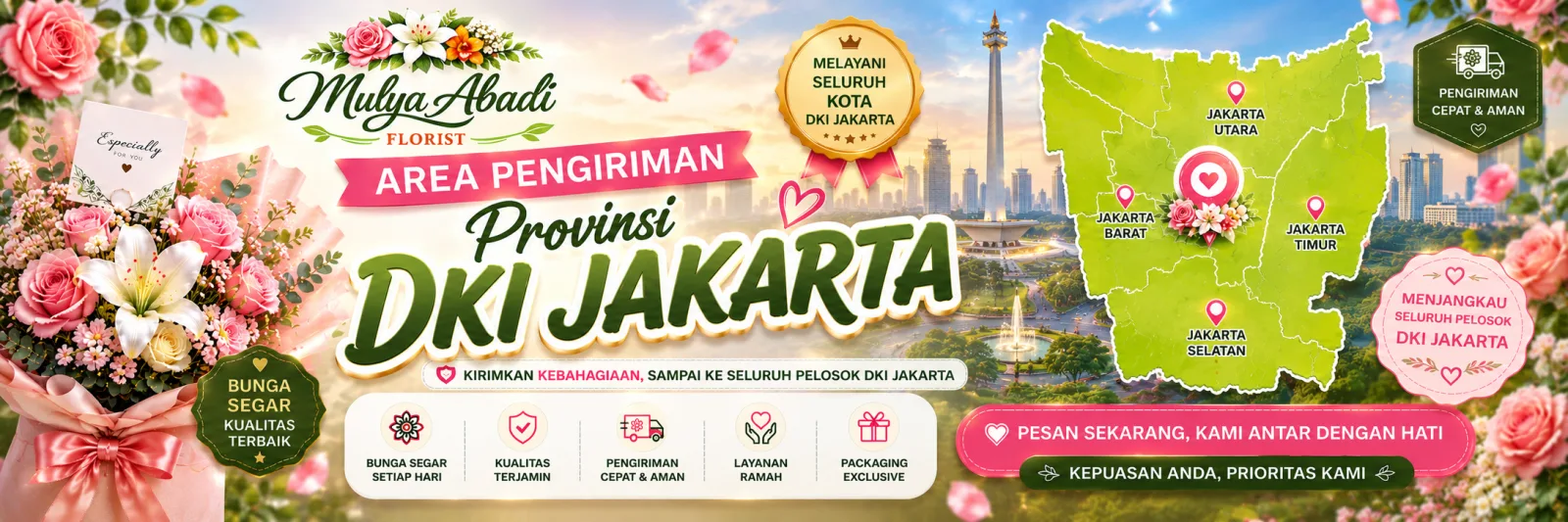 Area pengiriman Jakarta