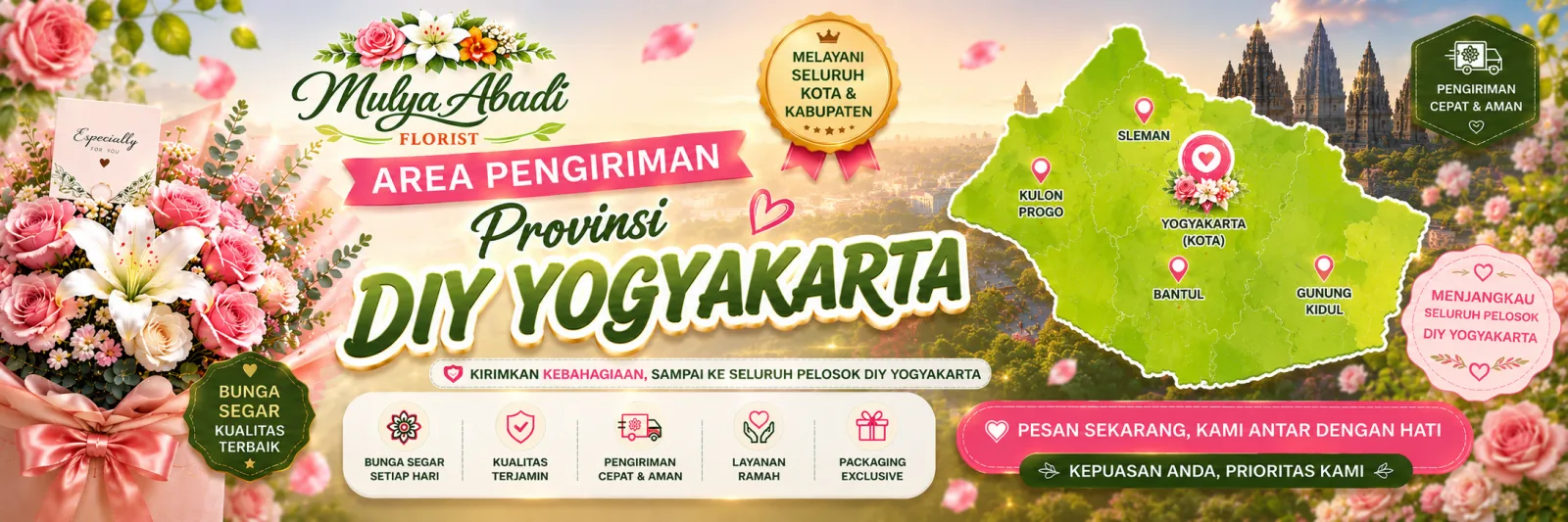 Area pengiriman Yogyakarta