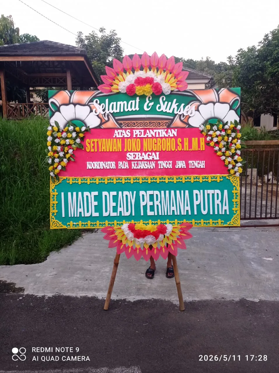 Bunga Selamat 002 - Mulya Abadi Florist