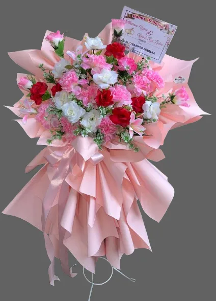 Standing Flower Wedding 001 - Mulya Abadi Florist